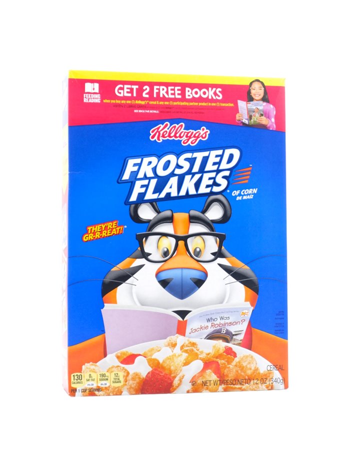 31285 - Kelloggs' Frosted Flakes - 18 / 12 oz (Case of 18) - Box:  - Loc: E2