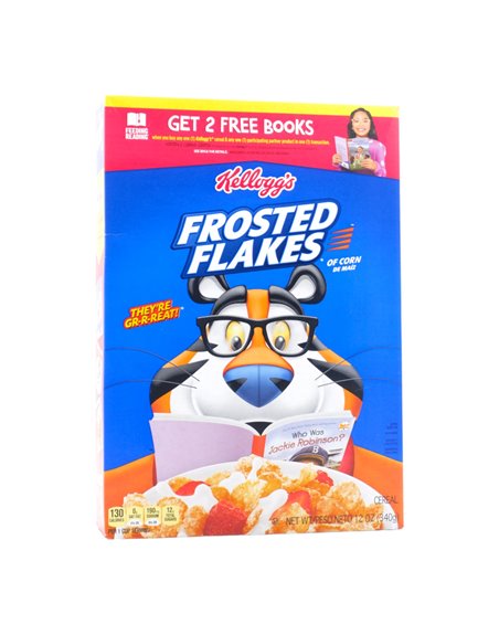 31285 - Kelloggs' Frosted Flakes - 18 / 12 oz (Case of 18) - Box:  - Loc: E2