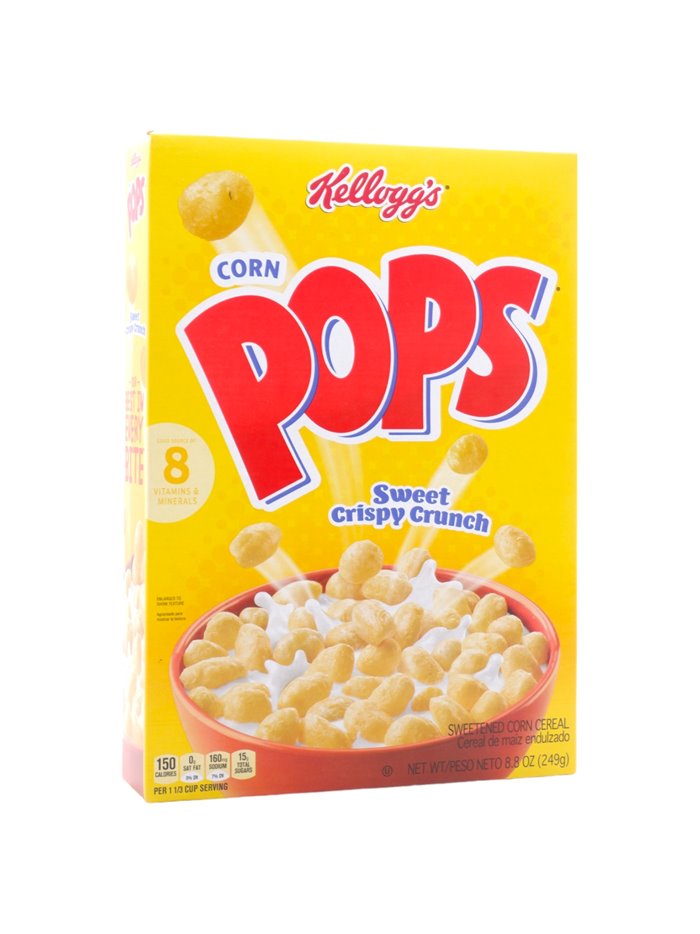 31289 - Kelloggs' Corn Pops - 18 / 8.8 oz (Case of 18) - Box:  - Loc: E2