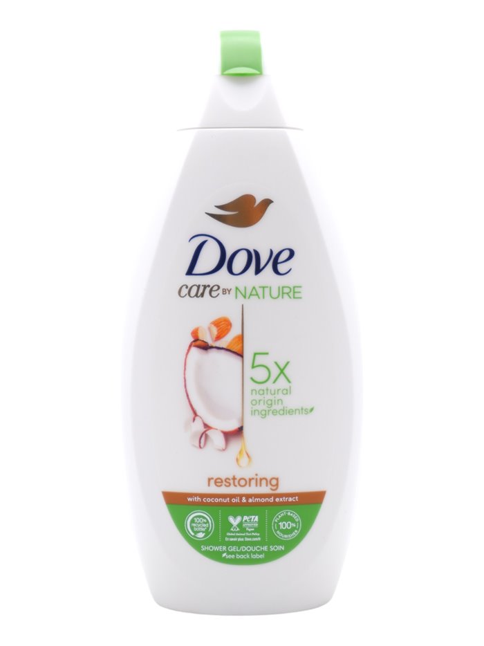 31370 - Dove Body Wash, Restoring (Coconut Oil/Almond Extract) - 400ml. (Case of 12) - Box:  - Loc: I3