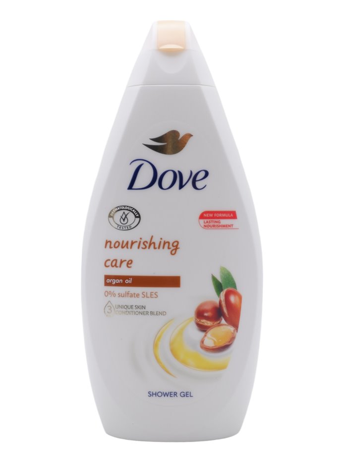 31371 - Dove Body Wash, Nourishing Care (Argan Oil), - 450ml. (Case of 12) - Box:  - Loc: I3