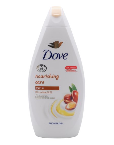 31371 - Dove Body Wash, Nourishing Care (Argan Oil), - 450ml. (Case of 12) - Box:  - Loc: I3
