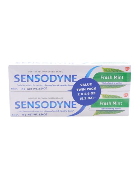 31377 - Sensodyne Toothpaste, Fresh Mint - 2.64 oz. (Case Of 72) - Box:  - Loc: J1