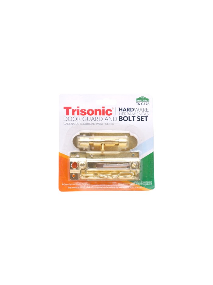 31382 - Trisonic. Door Guard & Bolt. (TS-G178) - Box:  - Loc: A1