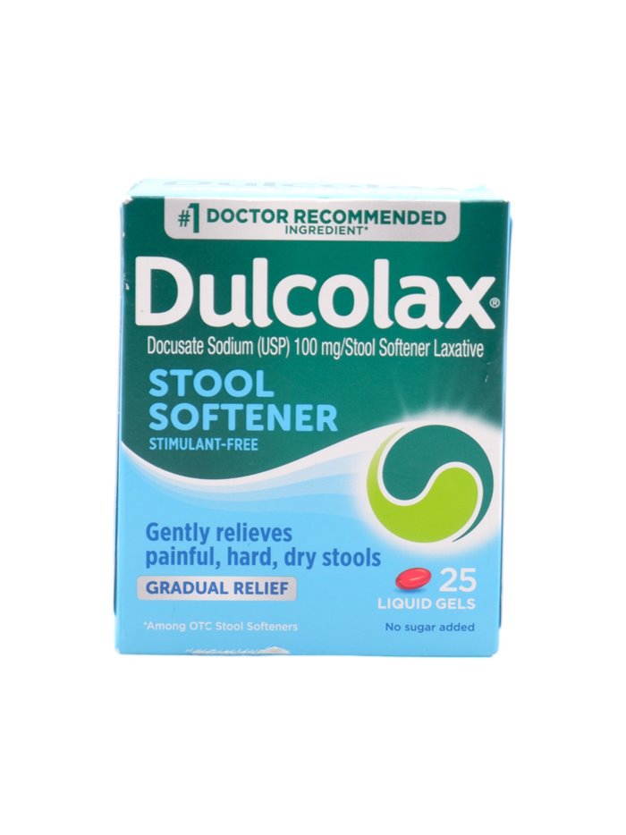 31397 - Dulcolax Stool Softener. 25ct - Box:  - Loc: K4