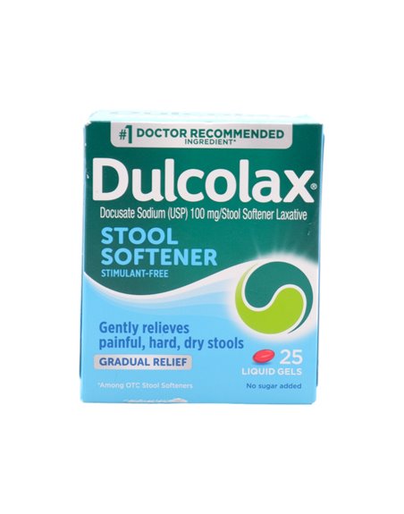 31397 - Dulcolax Stool Softener. 25ct - Box:  - Loc: K4