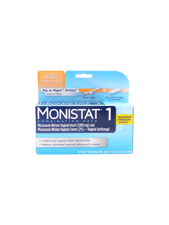 31402 - Monistat 1 Maximum Strength. Combination Pack. 9g - Box:  - Loc: K4