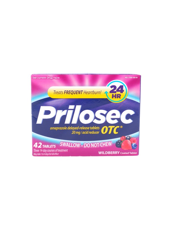 31405 - Prilosec 24HR OTC. Wild Berry. (Swallow-Do Not Chew). 42ct - Box:  - Loc: K4
