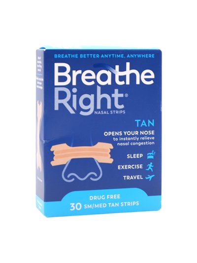 31409 - Breath Right Tan. Open Your Nose 30ct - Box:  - Loc: K4