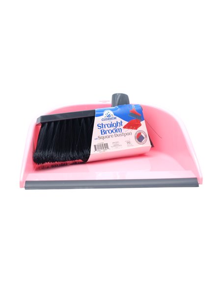 31417 - Straight Broom W/ Dustpan (Escoba Y Recogedor de Basura) AA-79395 - Box:  - Loc: A2