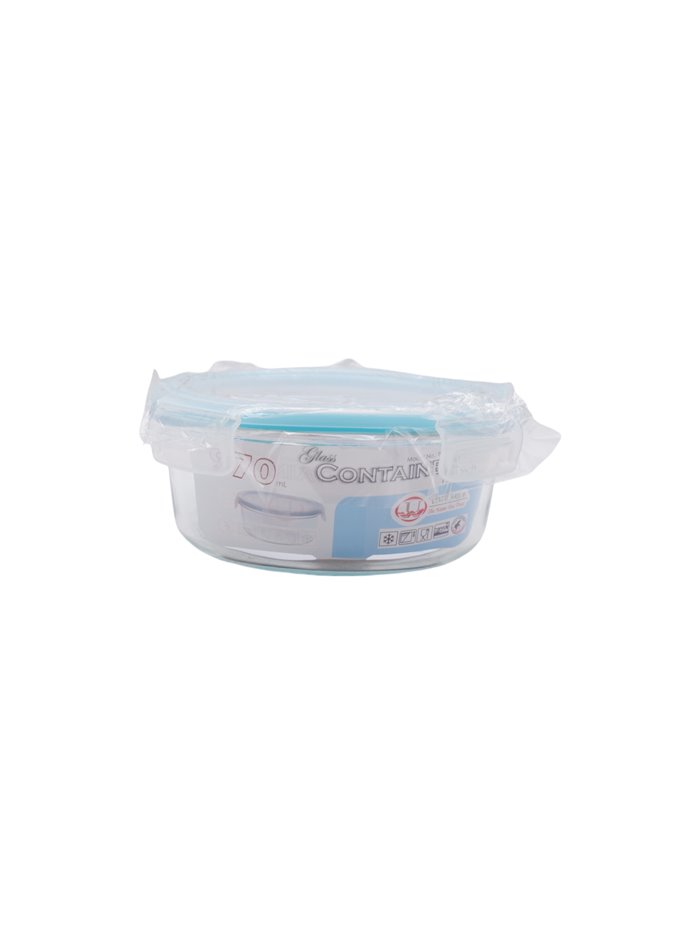 31510 - Uniware. Round Glass Container W/ Lid - 970ml. B4002-2 - Box:  - Loc: 