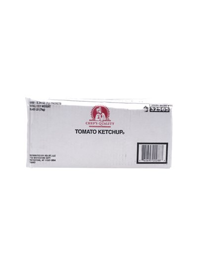 31513 - Chef's Ketchup PC  Loose 1000ct - Box:  - Loc: 