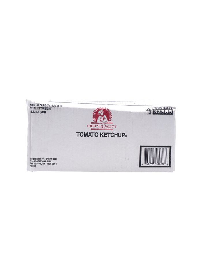 31513 - Chef's Ketchup PC  Loose 1000ct - Box:  - Loc: 