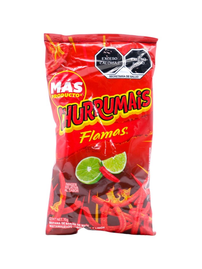 31544 - Sabritas Churrumais  - 70gr. (Case of 40) - Box:  - Loc: 