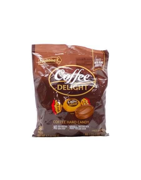 31547 - Colombina. Coffee Delight. Hard Candy. 6.7.oz - 50ct. (Case Of 36) - Box:  - Loc: M2