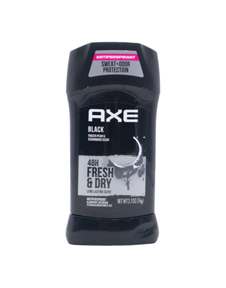 31550 - Axe Stick Black For Men (48hrs Fresh/Dry)  - 12/2.7 oz. - Box:  - Loc: K8