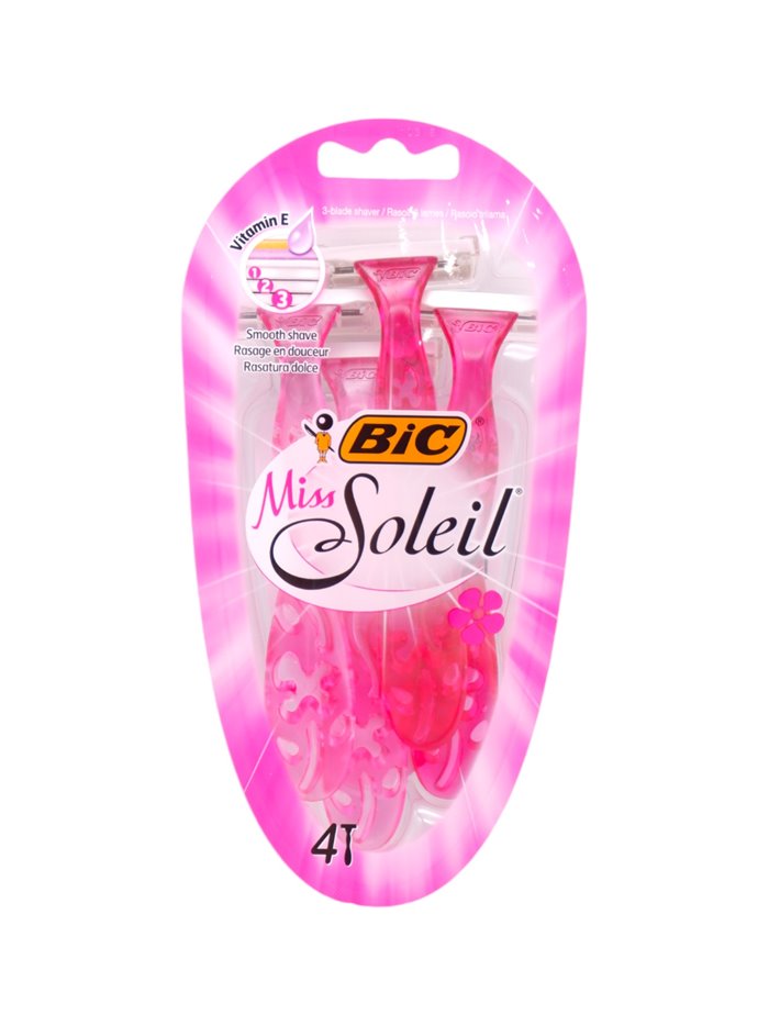 31553 - Bic Miss Soleil Razor. - 4ct. - Box:  - Loc: L0