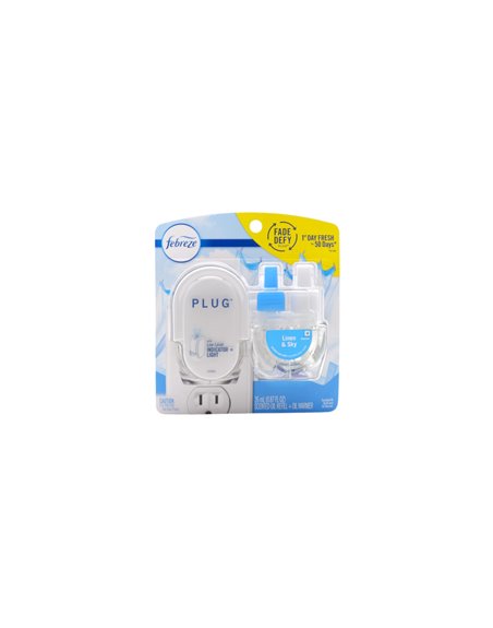 31558 - Febreze Linen & Sky Plug Scent Oil Refill Warmers. - 26ml (Case of 4) - Box:  - Loc: 41F