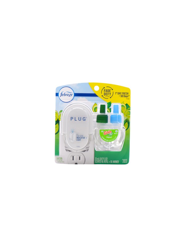 31559 - Febreze Gain Original Plug Scent Oil Refill Warmers. - 26ml (Case of 4) - Box:  - Loc: 41F