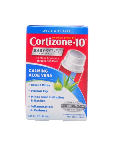 31591 - Cortizone-10 Maximum Strength Anti-Itch W/ Calming Aloe Vera. 1.25 oz - Box:  - Loc: K0