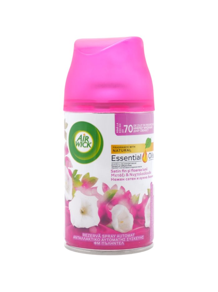 31597 - Air Wick Refill Ultra Machine Can, Smooth Stain & Moon Lily - 250ml (Case of 6) - Box:  - Loc: I6