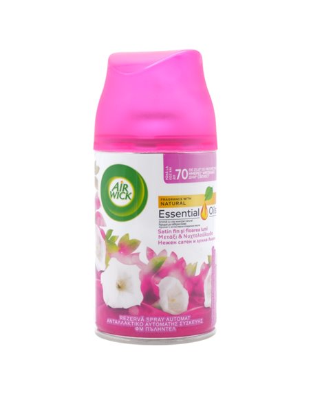 31597 - Air Wick Refill Ultra Machine Can, Smooth Stain & Moon Lily - 250ml (Case of 6) - Box:  - Loc: I6