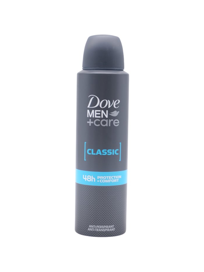 31599 - Dove Deodorant Spray, Classic Men - 150ml. (Case of 6) - Box:  - Loc: K9