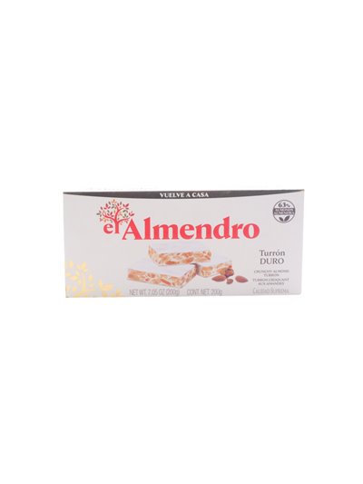 31613 - El Almendro Turrón  Duro - 7.05oz. - Box:  - Loc: N6