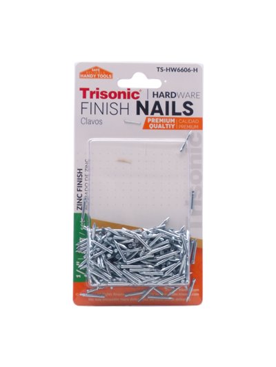 31660 - Trisonic. Finish Nail 1/2''. (TS-HW6606-H) - Box:  - Loc: A1