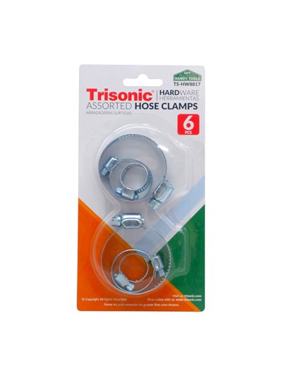 31662 - Trisonic Assorted Hose Clamp. ( TS-HW8817 ) - Box:  - Loc: A1