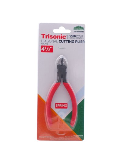 31663 - Trisonic Diagonal Cutting Pliers 4 1/2" ( TS-hw8842 ) - Box:  - Loc: A2