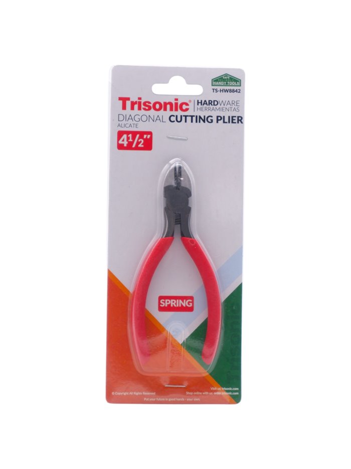 31663 - Trisonic Diagonal Cutting Pliers 4 1/2" ( TS-hw8842 ) - Box:  - Loc: A2