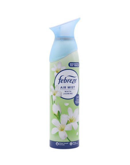 31668 - Febreze Air Spray White Jasmine- 185ml. (Case of 8) - Box:  - Loc: I6