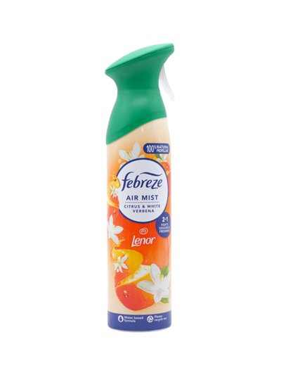 31675 - Febreze Air Spray Lenor. Citrus & White Verbena. 185ml. (Case of 8) - Box:  - Loc: I6