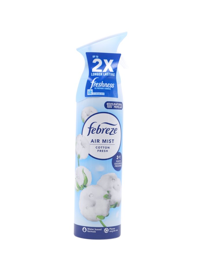 31678 - Febreze Air Mist. Cotton Fresh - 185ml. (Case of 8) - Box:  - Loc: I6