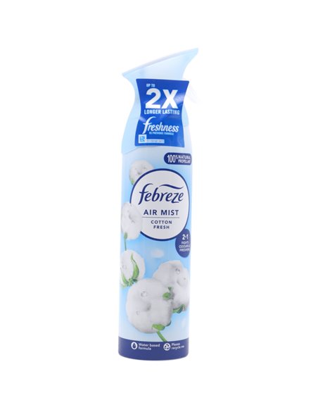 31678 - Febreze Air Mist. Cotton Fresh - 185ml. (Case of 8) - Box:  - Loc: I6