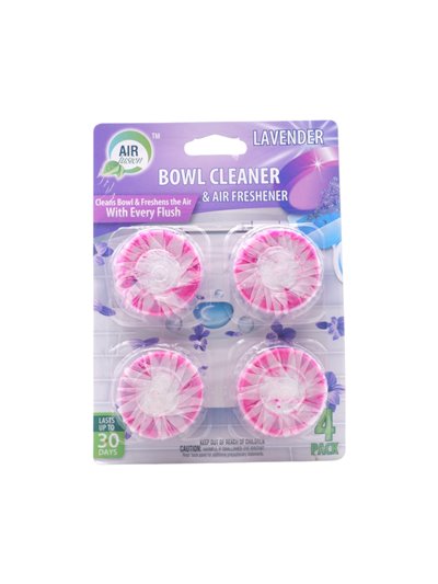 31688 - Air Fusion Bowl Cleaner & Air Freshener, Lavender - Pack of 4. (Case of 24) - Box:  - Loc: A2