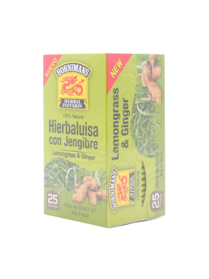 31718 - Hornimans Lemon Grass W/ Ginger Tea - 1.12 oz. ( 25 Bags ) - Box:  - Loc: M1
