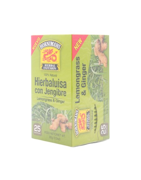 31718 - Hornimans Lemon Grass W/ Ginger Tea - 1.12 oz. ( 25 Bags ) - Box:  - Loc: M1