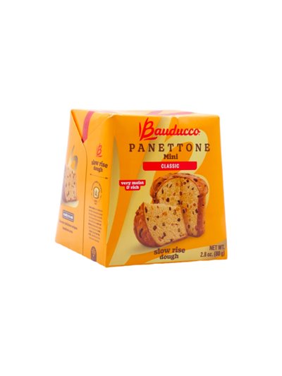 31738 - Bauducco Classic Mini Panettone - 2.8oz. (Case of 24) - Box:  - Loc: 