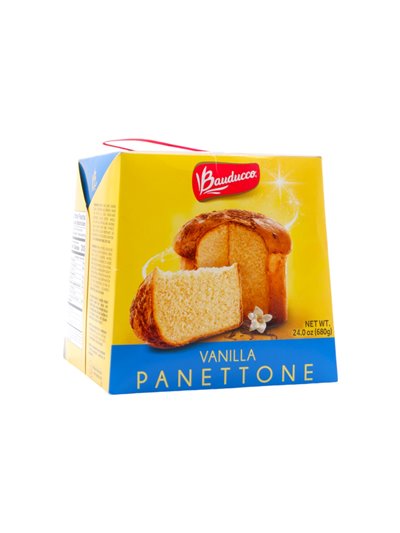 31740 - Bauducco Vanilla Panettone - 24oz. (Case of 12) - Box:  - Loc: 