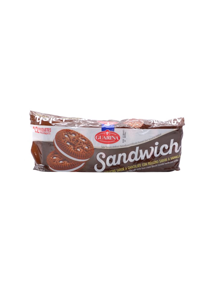 31745 - Guarina Sandwich Chocolate-  11.64oz - Box:  - Loc: 