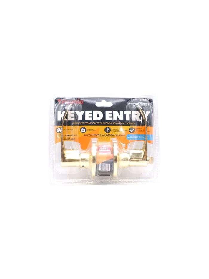 31755 - Trisonic.  Keyed Entry Door Lock (TS-F2005G) - Box:  - Loc: A2