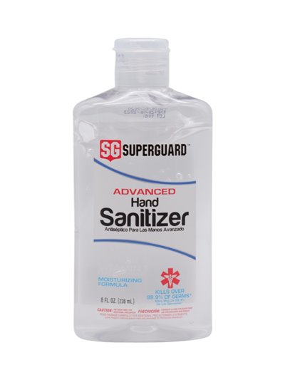 31776 - SG. SuperGuard Advance Hand Sanitazer - 8 oz. (Cae of 12) - Box:  - Loc: I4