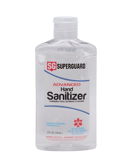 31776 - SG. SuperGuard Advance Hand Sanitazer - 8 oz. (Cae of 12) - Box:  - Loc: I4