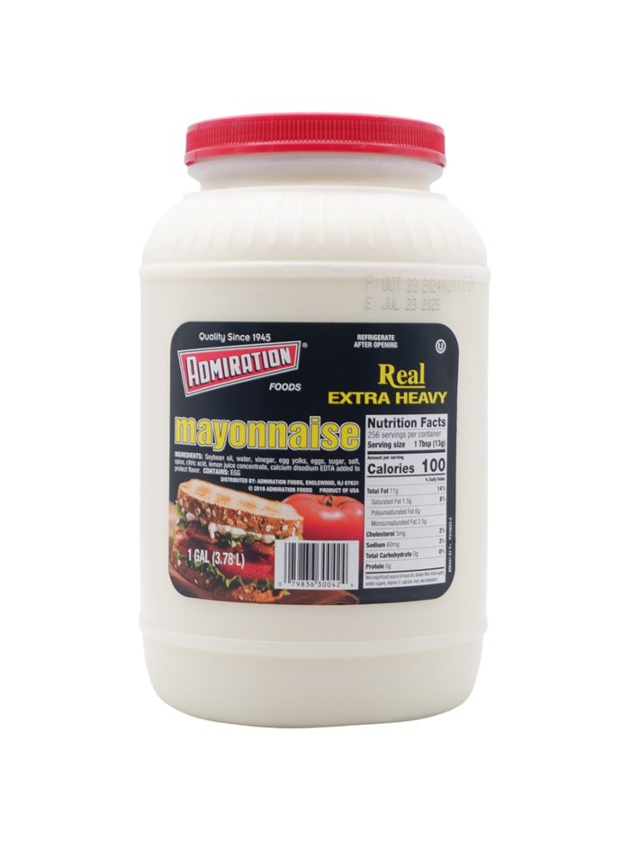 31778 - Admiration Real Extra Heavy Mayonnaise - 1GL (3.78L). (Case of 4) - Box:  - Loc: H10