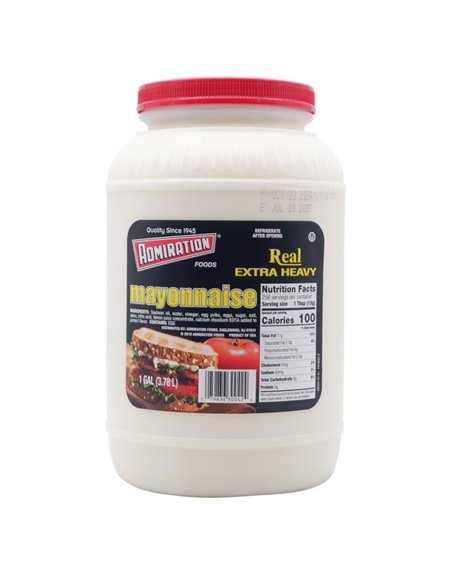 31778 - Admiration Real Extra Heavy Mayonnaise - 1GL (3.78L). (Case of 4) - Box:  - Loc: H10