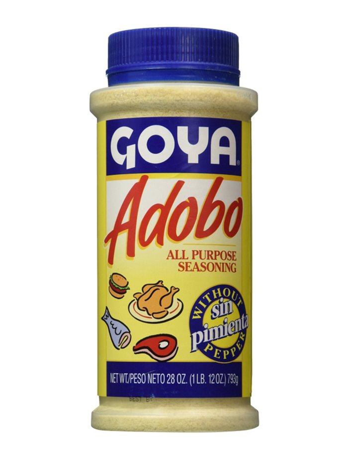 6647 - Goya Adobo Without Pepper ( Sin Pimienta ) - 8 oz. - Box:  - Loc: G11