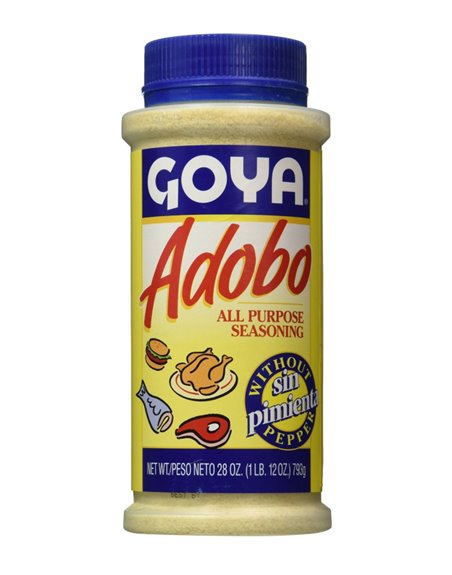 6647 - Goya Adobo Without Pepper ( Sin Pimienta ) - 8 oz. - Box:  - Loc: G11