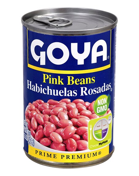 6692 - Goya Pink Beans - 15.5 oz. (Pack of 24) - Box:  - Loc: G12